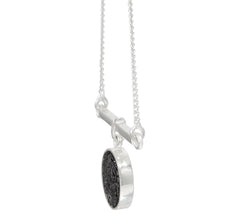 Shana Gulati Sterling Silver Diamond Slice 18" Adjustable Naina Necklace