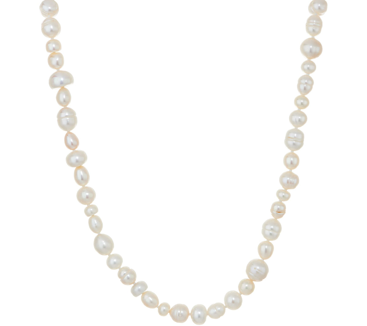 Honora Cultured White Pearl Beaded Strand Necklace 36"