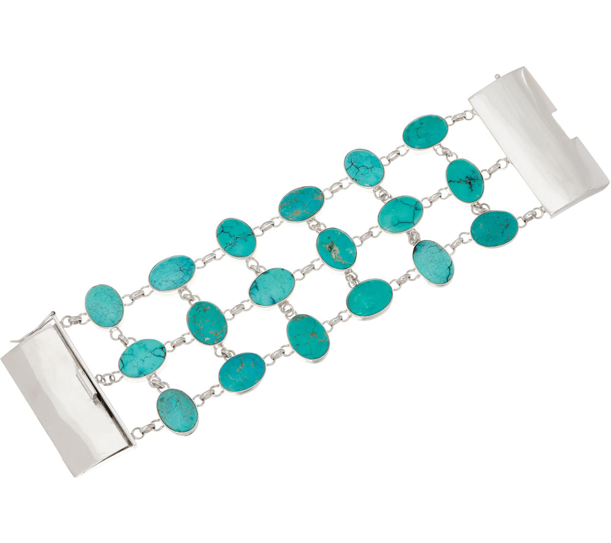 EXEX by Claudia Agudelo Sterling Silver Turquoise Bracelet