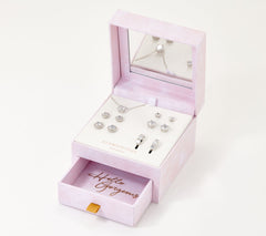 Diamonique Sterling Silver Set of 6 Essentials