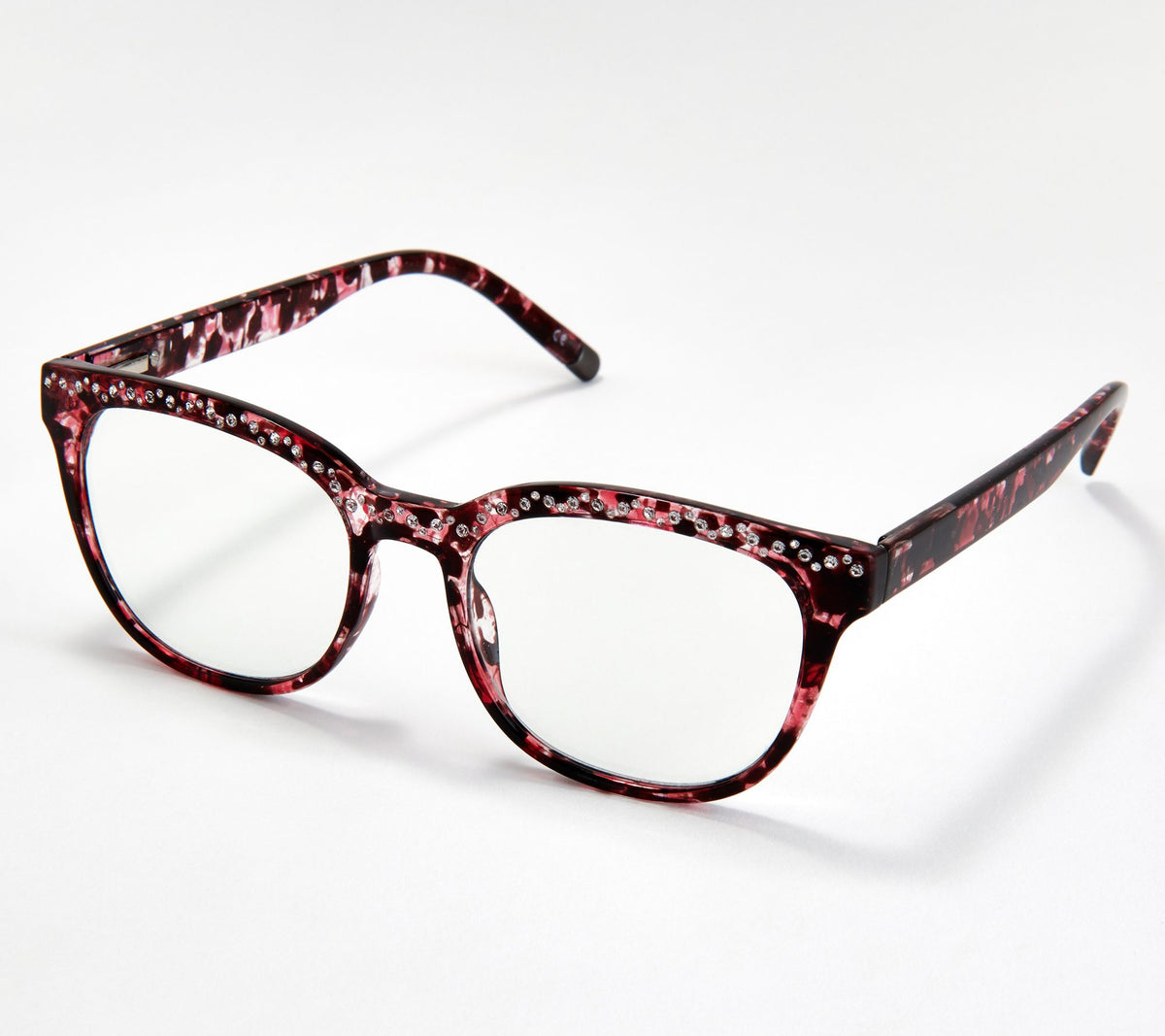 Gafas de lectura Diamonique con filtro de luz azul, graduación 1.0