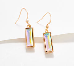Kirks Folly Essentials Baguette French Wire Earrings, Goldtone (Copy)