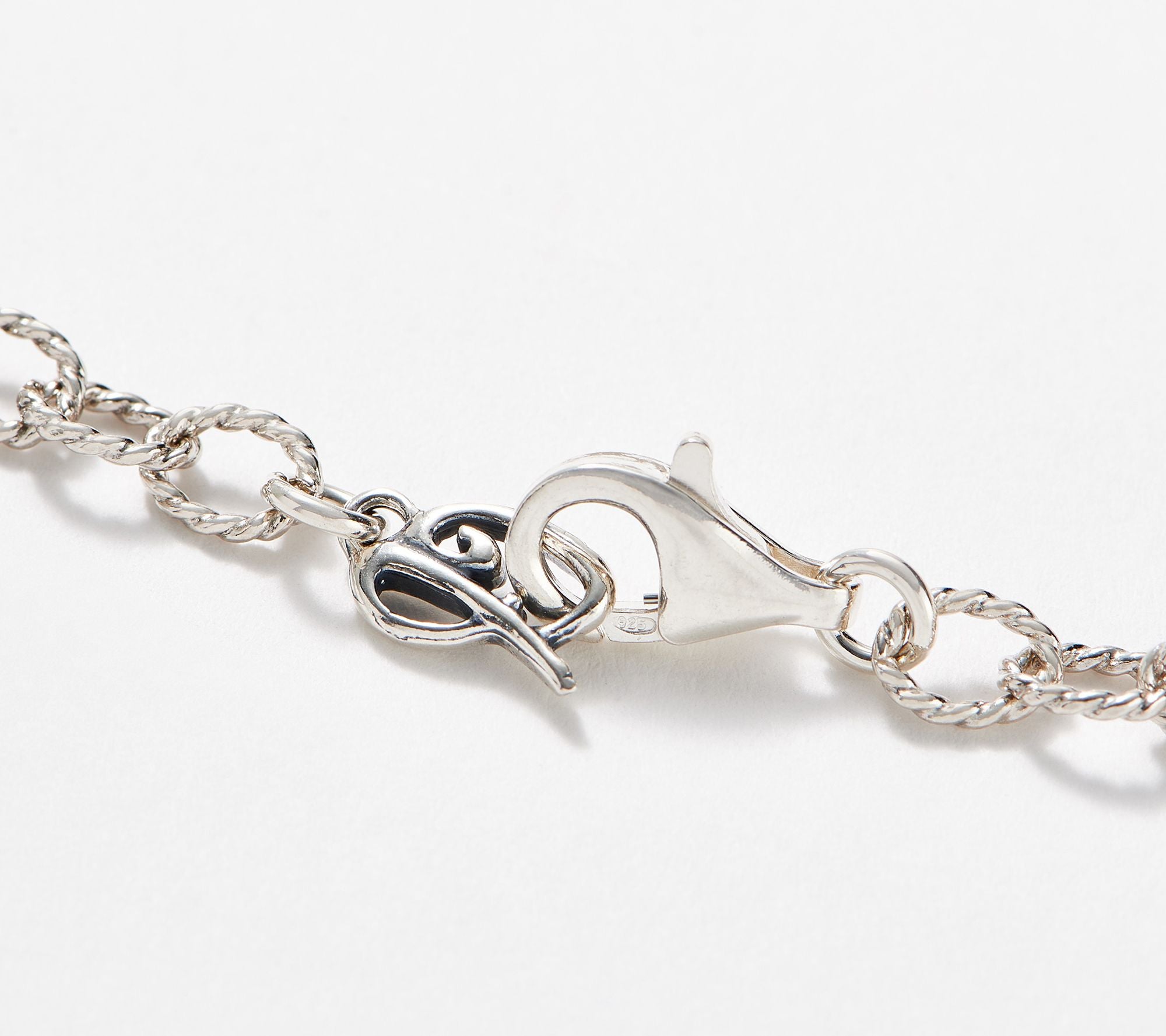 American West Sterling Silver Scroll Necklace, 20"