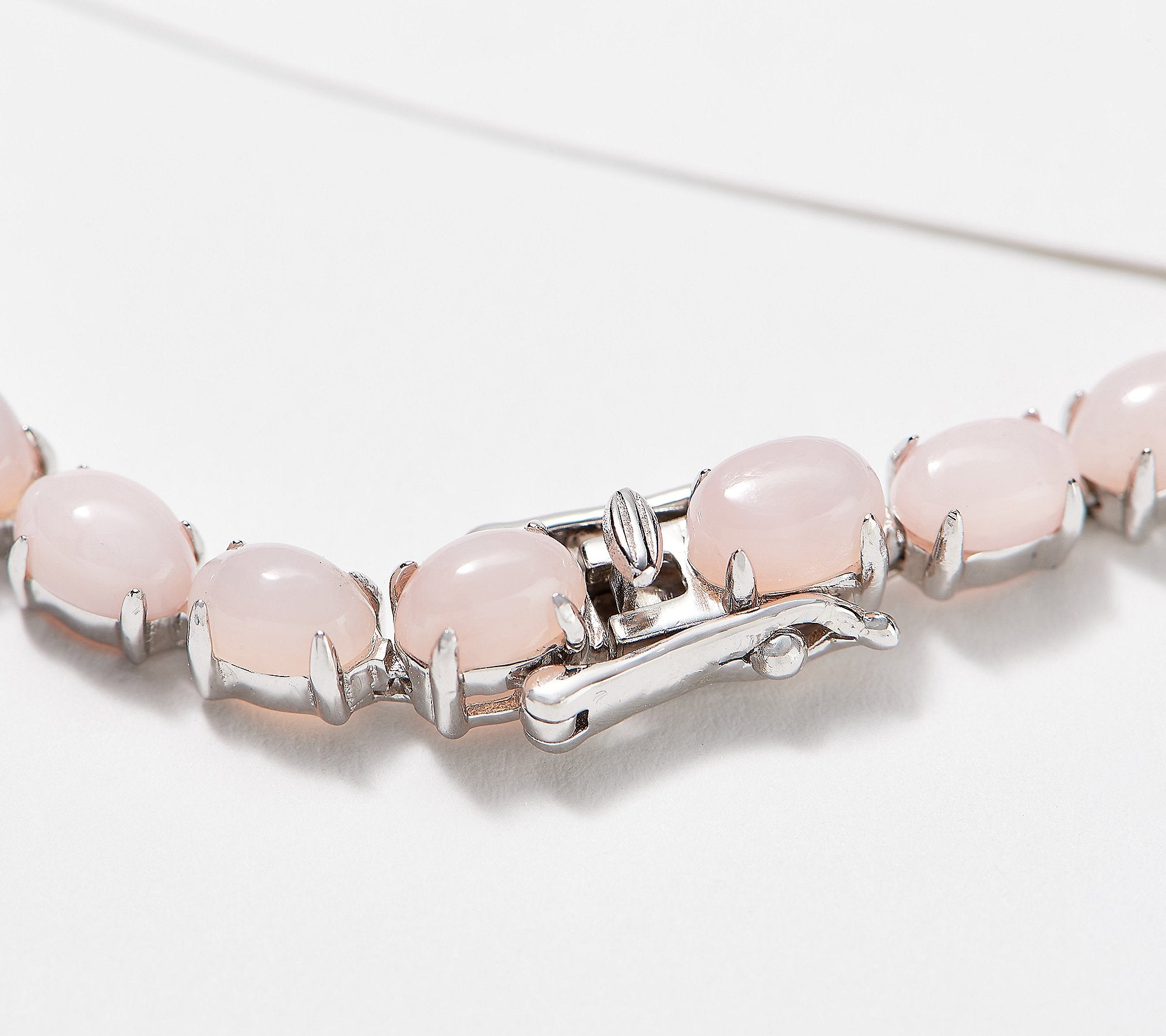 Affinity Gems Pink Opal Bracelet, Sterling Silver, 8"