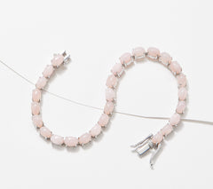 Affinity Gems Pink Opal Bracelet, Sterling Silver, 8"
