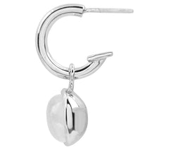 Affinity Gems Sterling Silver Rainbow Moonstone Earrings, 1"