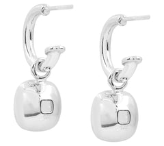 Affinity Gems Sterling Silver Rainbow Moonstone Earrings, 1"