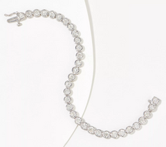 Affinity Diamonds 3 cttw Tennis Bracelet Sterling Silver, 6-3/4"
