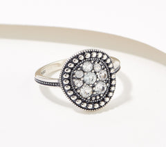 Or Paz Sterling Silver Karma Collection White Topaz Ring, Size 9
