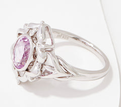 Vault Discoveries Kunzite Ring, Sterling Silver 2.00 cttw, Size 8