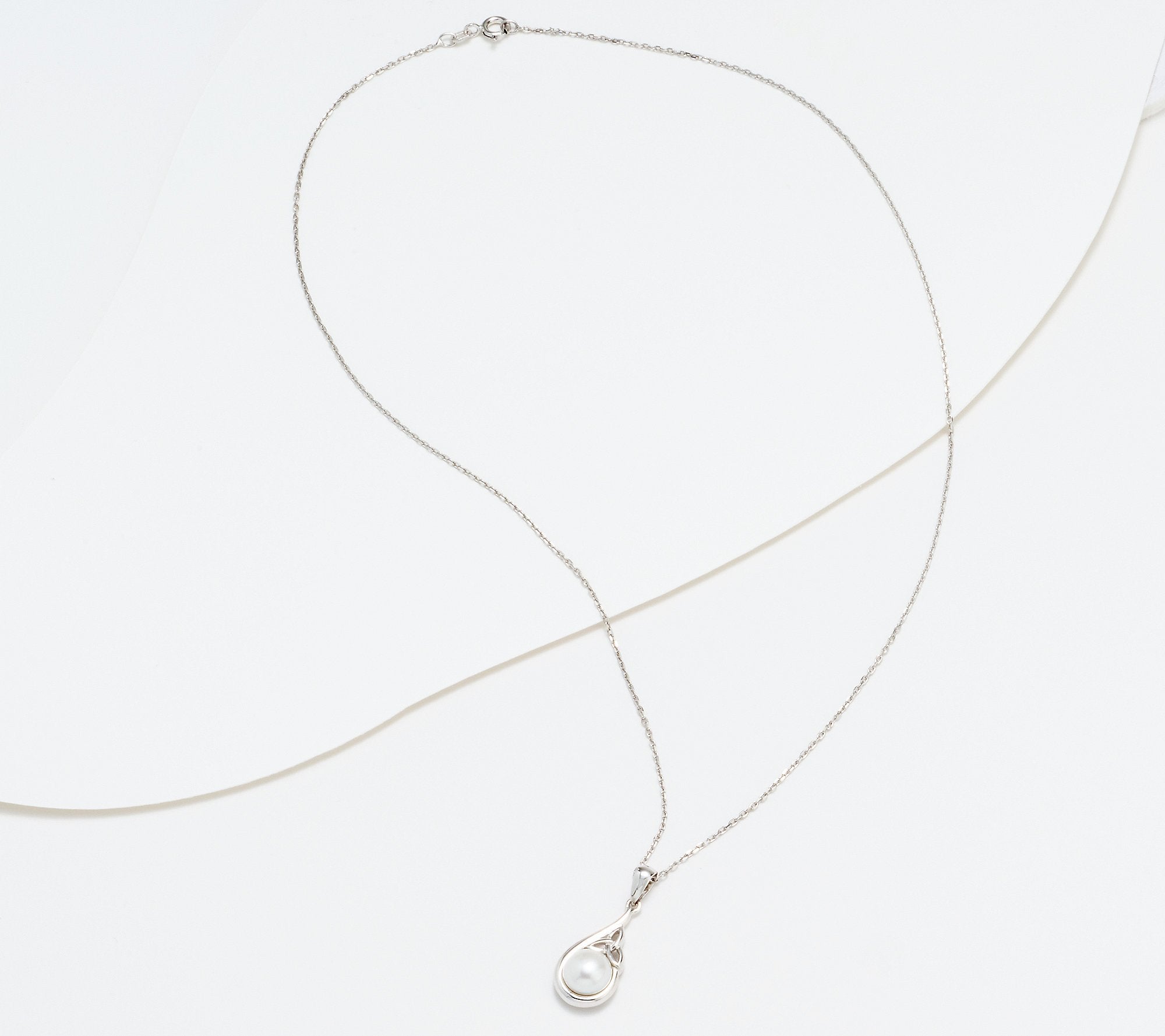 Solvar Sterling Silver Cultured Freshwater Pearl Pendant