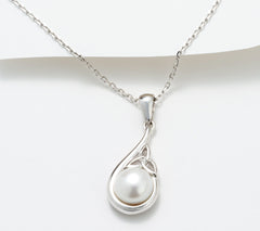 Solvar Sterling Silver Cultured Freshwater Pearl Pendant