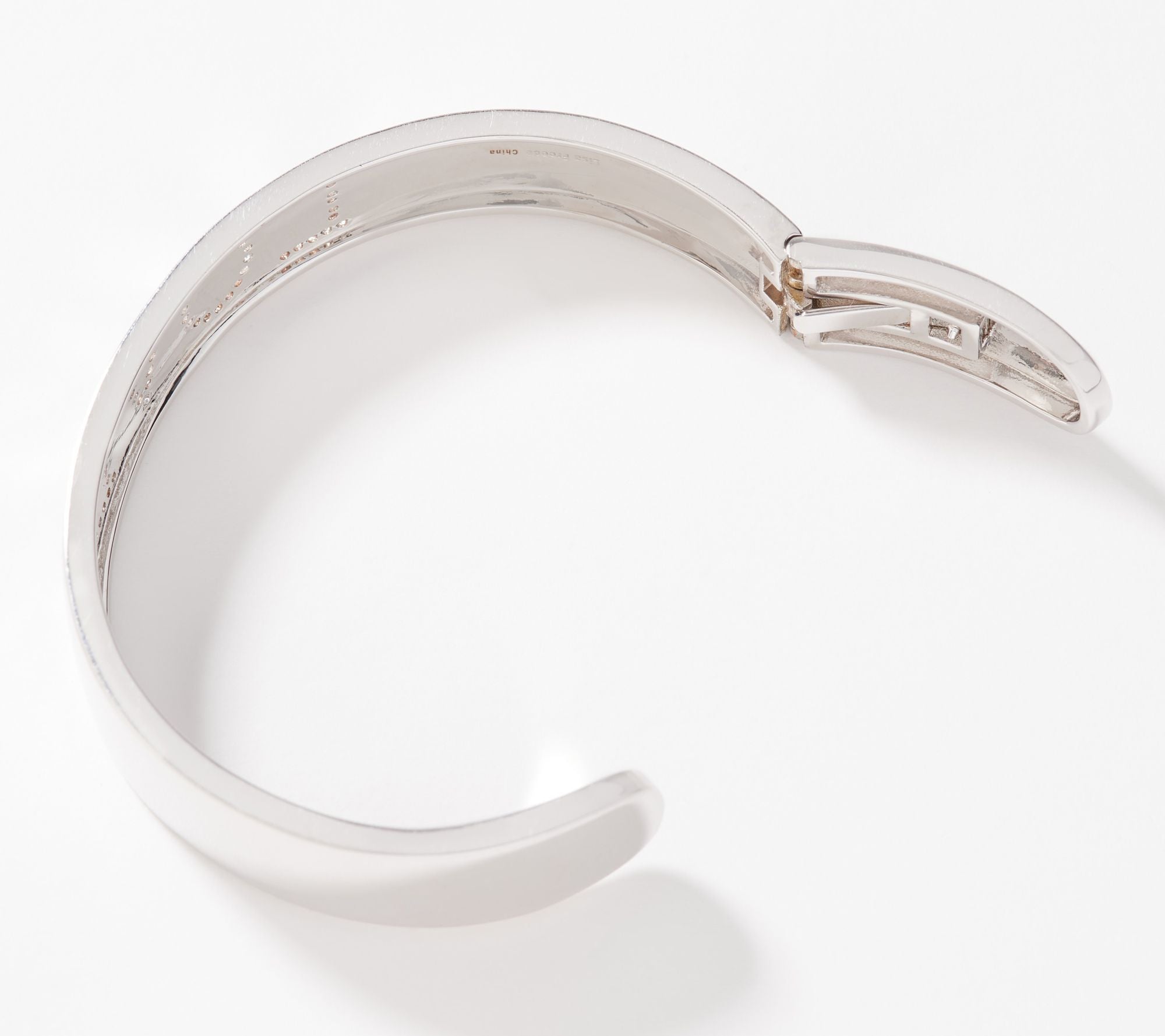 Diamonique x Lisa Freede Love Cuff, 8"
