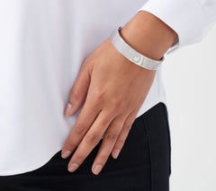 Diamonique x Lisa Freede Love Cuff, 8"