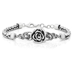 Or Paz Rose Wheat Chain Bracelet, 23g, Sterling Silver, Small