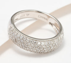 Affinity Diamonds 0.75cttw Band Ring, Sterling Silver, Size 5