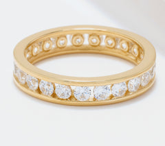 Diamonique Classics Channel-Set Round-Cut Eternity Band, Size 6
