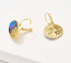 Kirks Folly Venus Moon Shadow Dreamcatcher Earrings Crystals Fantasy