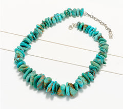 American West Shades of Turquoise Bead 18" Necklace