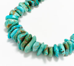 American West Shades of Turquoise Bead 18" Necklace