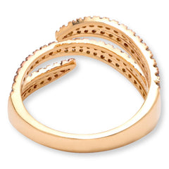 Rarities Champagne Diamond Sculptural Ring, Size 7