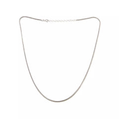 Ottoman Sterling Silver Jewelry Collection Foxtail Chain Necklace. 18"