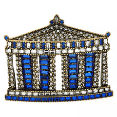 Pin potenciador multicristal "Pretty Pantheon" de Heidi Daus, raro, de 7,6 cm