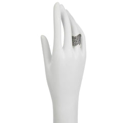 Colleen Lopez Sterling Silver Marcasite Wave Ring, Size 6