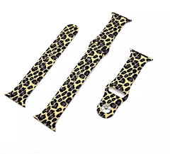 Kessaris Silver, Gold, or Leopard Panther Interchangeable Apple Watch Straps â€“ Stylish and Durable Bands for All Apple Watch Models