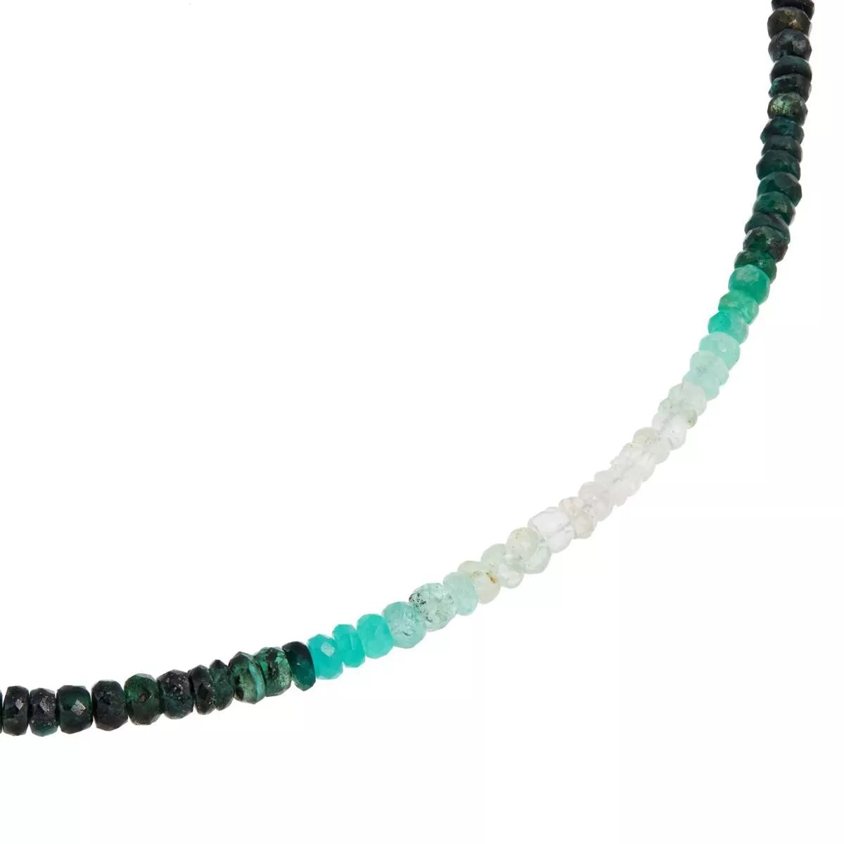 Colleen Lopez Sterling Silver Multicolor Beryl Beaded Necklace, 18"