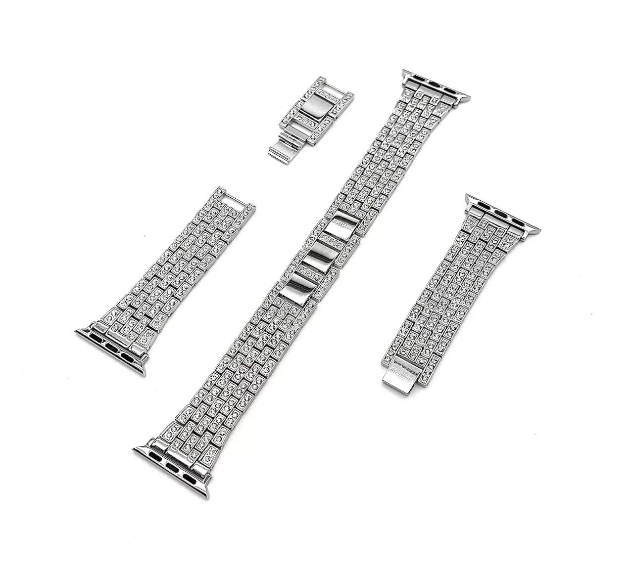 Kessaris Silver, Gold, or Leopard Panther Interchangeable Apple Watch Straps â€“ Stylish and Durable Bands for All Apple Watch Models