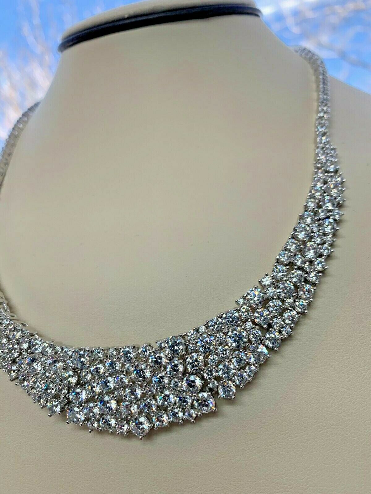 Absolute 18" Sterling Silver Cubic Zirconia Tapered Bib Necklace - HSNIntroducing the Absolute 18" Sterling Silver Cubic Zirconia Tapered Bib Necklace from HSN, a masterpiece of elegance and glamour that's bound to captivate.
Key FeatuJewelry & Watches:Fine Jewelry:Fine Necklaces & Pendants:GemstoneAbsolute 18" Sterling Silver Cubic Zirconia Tapered Bib Necklace - HSN $600Duhaas