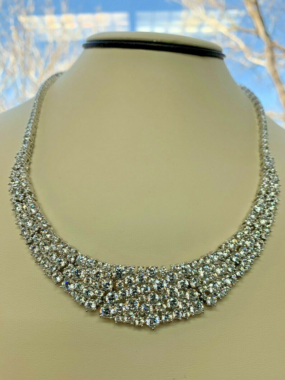 Absolute 18" Sterling Silver Cubic Zirconia Tapered Bib Necklace - HSNIntroducing the Absolute 18" Sterling Silver Cubic Zirconia Tapered Bib Necklace from HSN, a masterpiece of elegance and glamour that's bound to captivate.
Key FeatuJewelry & Watches:Fine Jewelry:Fine Necklaces & Pendants:GemstoneAbsolute 18" Sterling Silver Cubic Zirconia Tapered Bib Necklace - HSN $600Duhaas